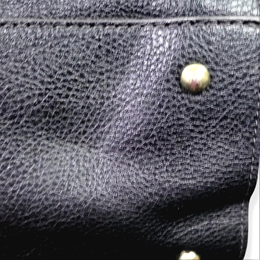 Liz Claiborne Black Laptop Bag Briefcasw with Structured Pebbled Design - Picture 11 of 16